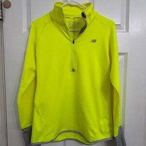 New Balance Bright Yellow Running Pullover – Women’s Medium